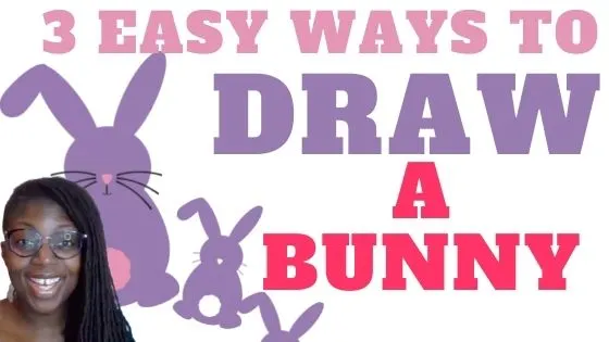 3 bunny rabbit silhouettes