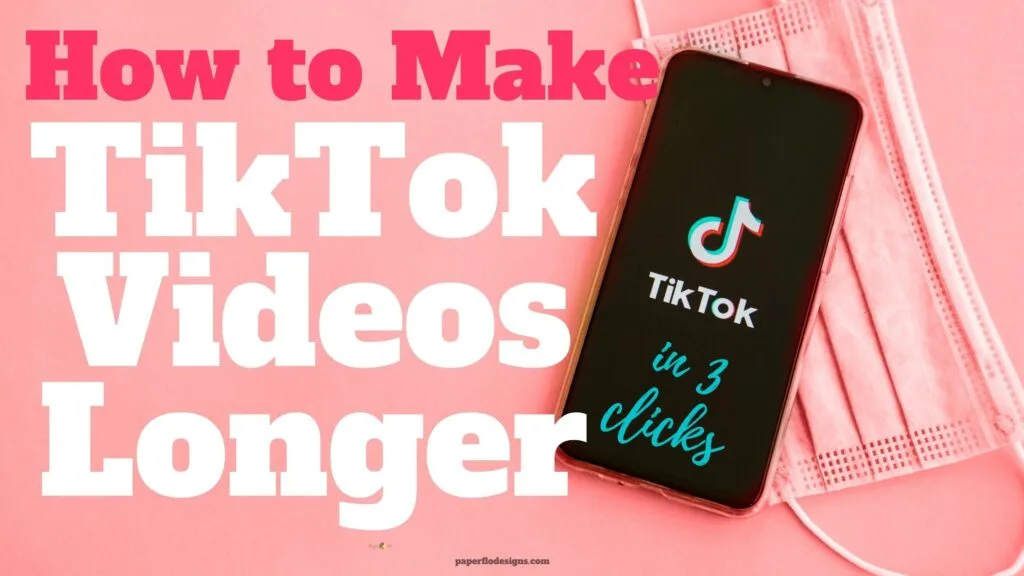 smartphone with tiktok logo on the screen. The phone is lying on a surgical mask.
