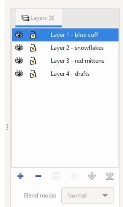 Layers Menu in Inkscape