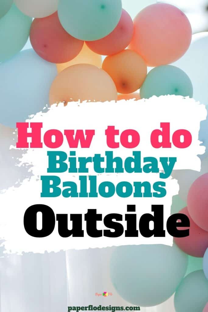 pastel balloon decorations