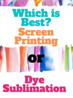 dyed t-shirts on hangers