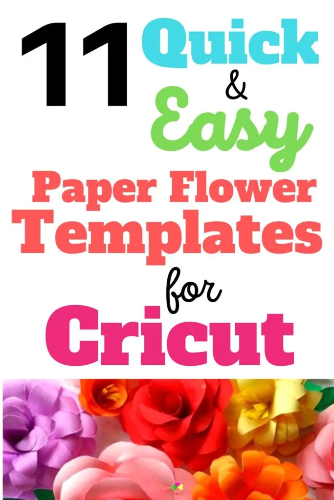 multi color paper flowers