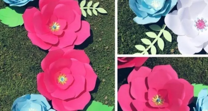 giant paper flowers