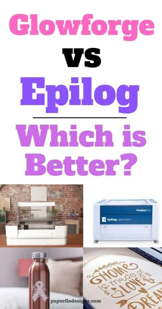 glowforge vs epilog fusion maker cutting machine