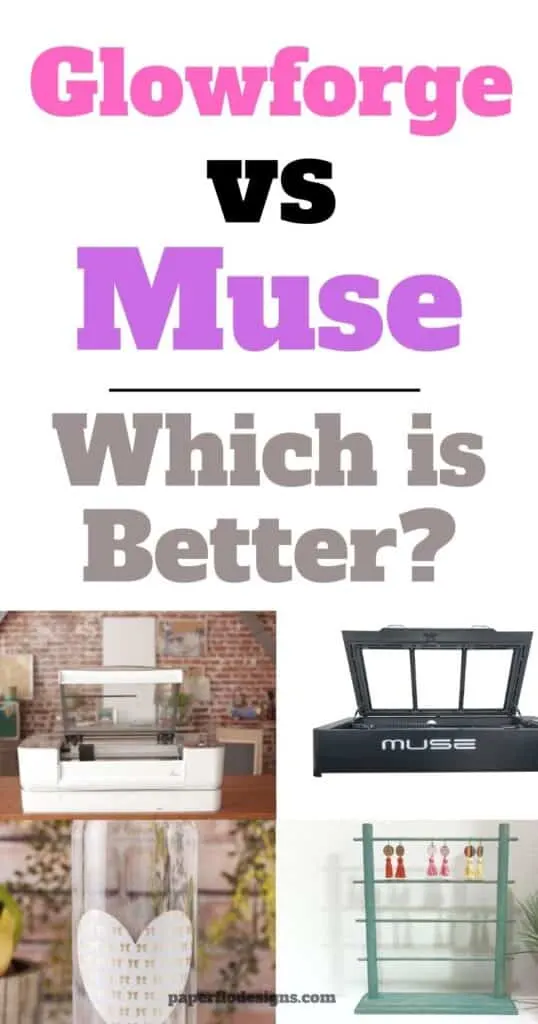 Glowforge vs muse laser engraver machine