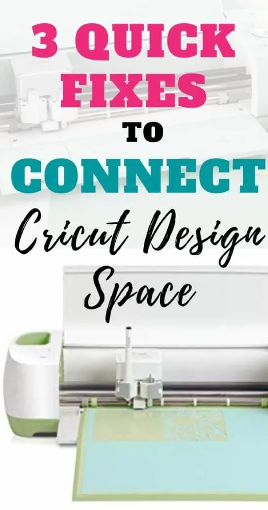 Cricut machine connected to Design Space and cutting a design