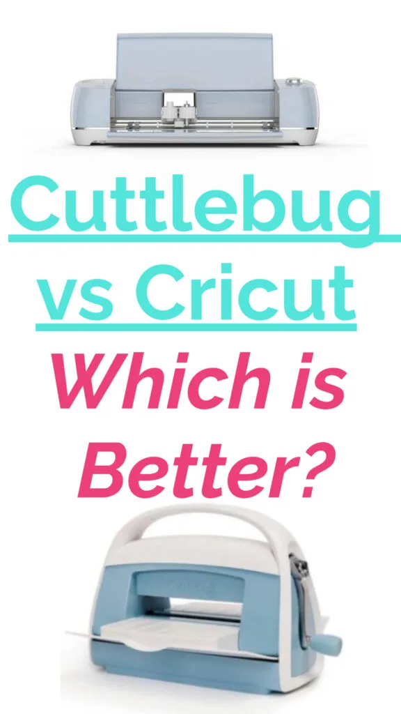 Cuttlebug machine and a Cricut Explore machine