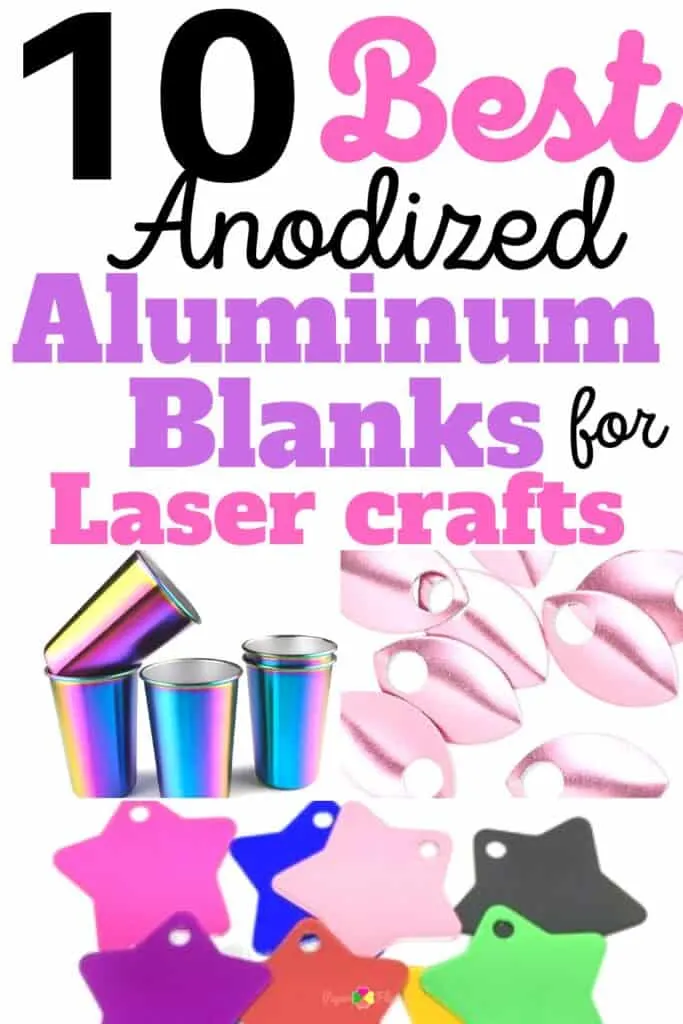 rainbow aluminum tumbler cups, teardrop and star shaped keychains and tags