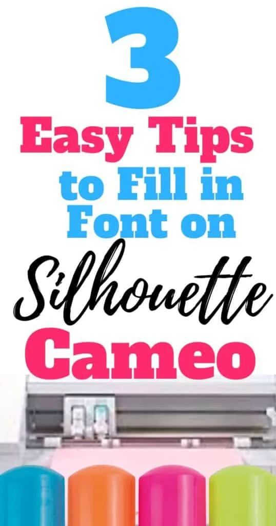 Silhouette Cameo cutting machine with 4 sketch pens below it.