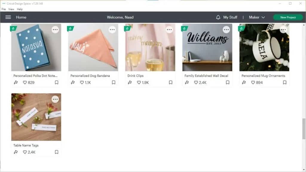 Cricut access designs in Cricut Design Space