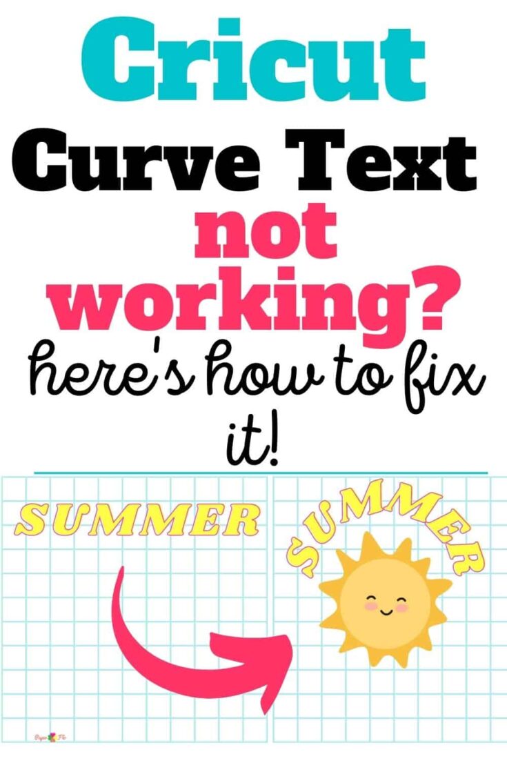 summer font design written in Cricut Design Space and another version where the word is curved.
