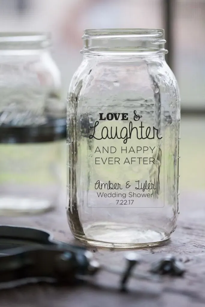 Personalized Mason Jar Sticker