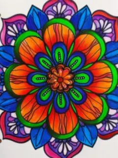 mandala coloring page