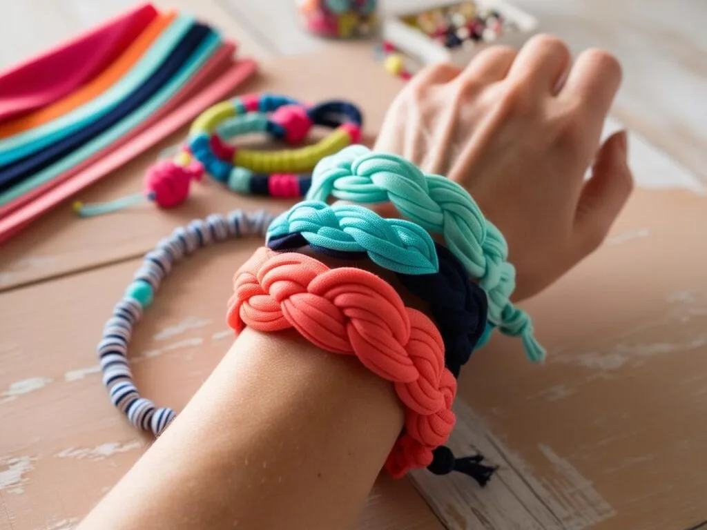 Turn colorful t-shirt scraps into bold braided bracelets with this fun and easy DIY project. These recycled t-shirt bracelets are perfect for kids, teens, or anyone who loves eco-friendly fashion. Mix and match colors to create custom gifts or friendship bracelets in minutes—no sewing required!
