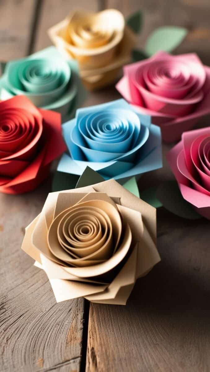 Paper Roses Craft/project 10 DIY Paper Rose Projects That Look Store-Bought (But Aren’t!)