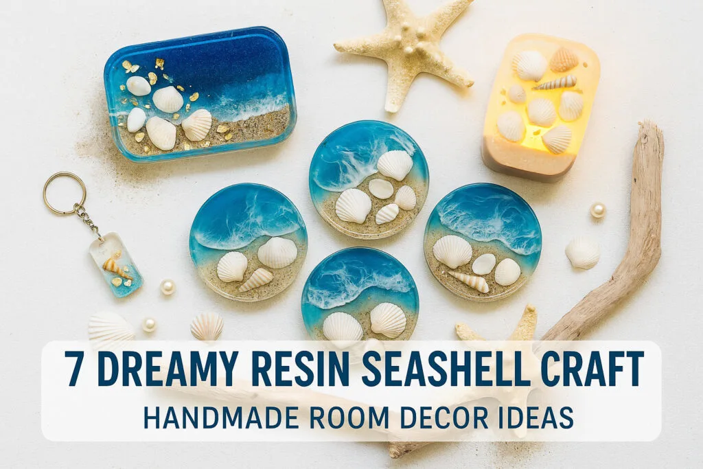 Transform your space with these dreamy resin seashell crafts that are perfect for coastal, beachy, or mermaid room decor. This collection of DIY ideas is budget-friendly and beginner-approved—ideal for crafters looking to add a handmade ocean aesthetic to their homes.
