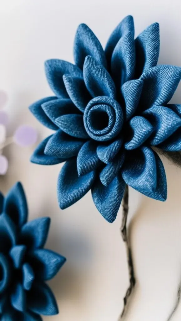 Ready to dive into an easy no-sew DIY project? Grab your old jeans and follow this fun tutorial to create denim flowers that look professionally made. Whether you're making a gift, dressing up your craft table, or just trying something new, this denim flower project is a satisfying win!