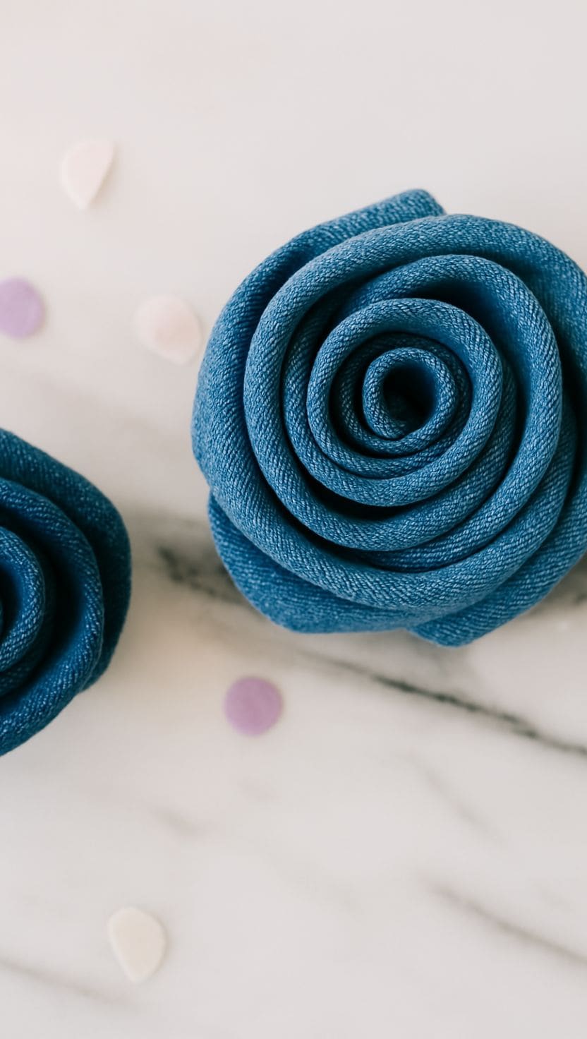 Transform your worn-out jeans into beautiful denim roses with this simple, no-sew craft! This quick and easy DIY project requires only folding and hot glue, making it perfect for beginners. Breathe new life into fabric scraps and create adorable floral accents for gifts, home decor, or even unique hair accessories. It's a budget-friendly way to upcycle and unleash your creativity.