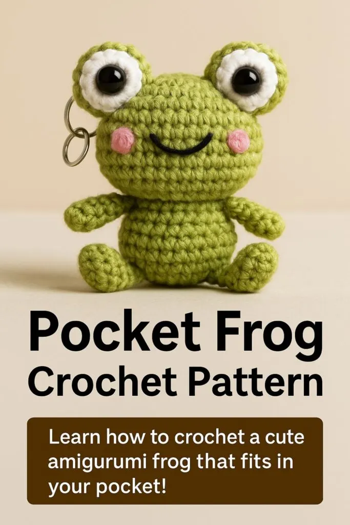 This pocket frog crochet pattern is perfect for beginners who love fast and fun amigurumi projects. Make this adorable frog in just 20 minutes using scrap yarn&mdash;it&rsquo;s great as a keychain, party favor, or desk buddy. With step-by-step instructions and a super cute design, it&rsquo;s one of the best easy amigurumi ideas for gift giving. Add a smile to someone&rsquo;s day with this tiny handmade frog!