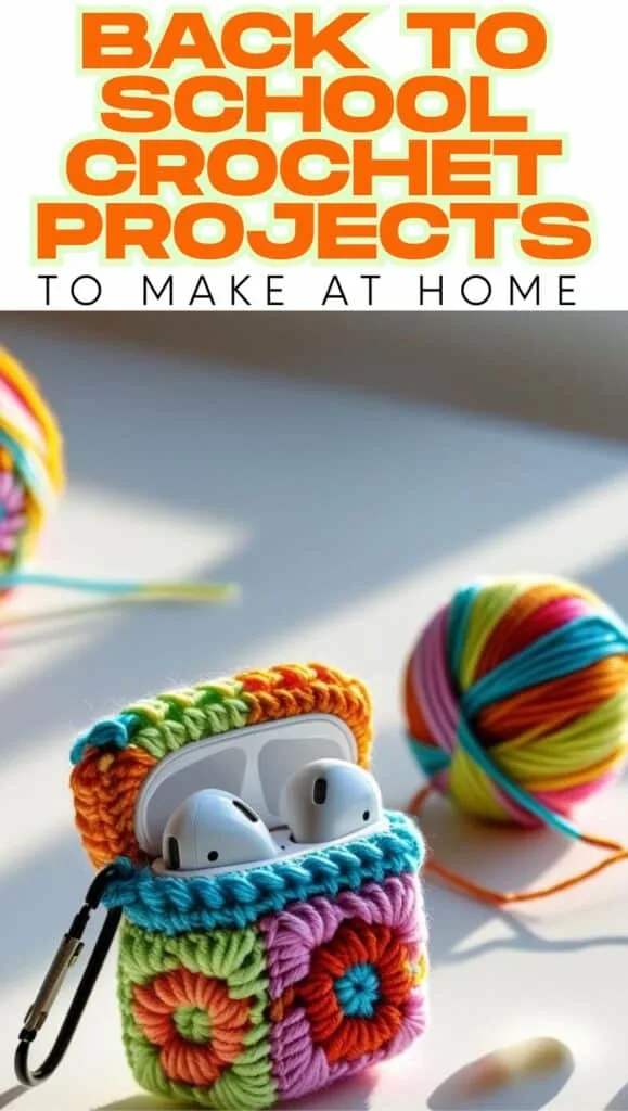 Kick off the school year with colorful crochet! This granny square AirPod case is one of the best small crochet projects for students, teachers, or tech lovers. It&rsquo;s cute, functional, and makes a perfect back-to-school gift. Use up your yarn scraps and make one in under a day. Great for personalization and classroom-friendly crochet gifts.
