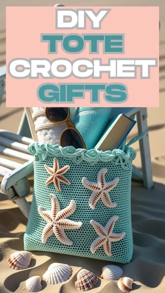 Make this beachy crochet tote bag with cute starfish appliqu&eacute;s in just one day! It&rsquo;s one of our favorite easy crochet projects for gifting. Whether you're packing for a market day or gifting it to a friend who loves the ocean, this handmade crochet accessory is sure to stand out. A great idea for quick crochet gifts and small crochet projects that look store-bought.