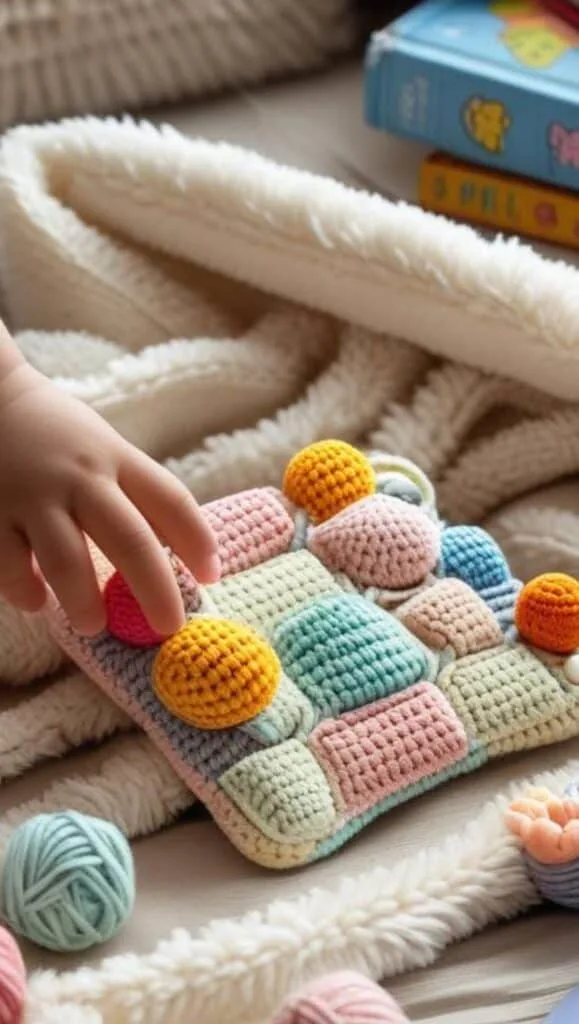 This crochet fidget toy is colorful, textured, and a joy to squish! It&rsquo;s perfect for gifting to kids, neurodivergent friends, or anyone who likes sensory stimulation. Made using scrap yarn and bobble stitches, it&rsquo;s one of the best small crochet ideas you can finish in a few hours. This is a must-try for anyone looking for cute crochet gifts that are practical too.
