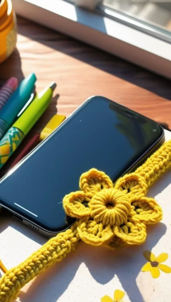 Want to give a useful and pretty crochet gift? This flower cable organizer is a 30-minute win! It&rsquo;s perfect for tech lovers, students, and crafters who love a touch of handmade organization. One of the best small crochet gift ideas for under an hour.