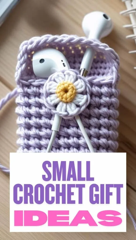 This daisy-button AirPod case is one of the cutest small crochet gift ideas around. It&rsquo;s quick, beginner-friendly, and oh-so-practical. Great for stocking stuffers, birthday extras, or gifts for teens and tech lovers. A great use for scrap yarn and an easy win for gift givers who love handmade touches.
