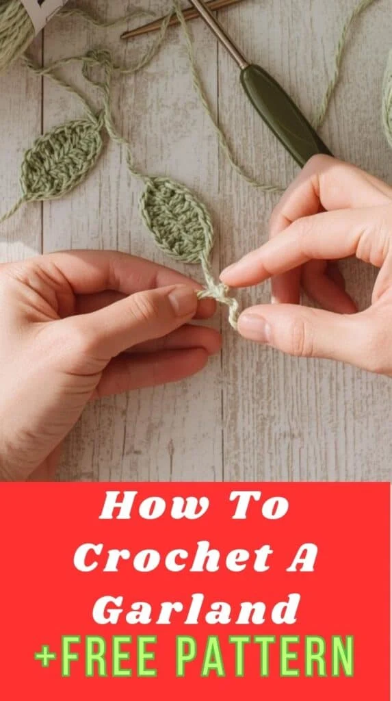 Learn how to crochet a garland using a beginner-friendly, step-by-step approach. This crochet Christmas garland tutorial uses basic stitches and simple spacing, making it ideal for first-time holiday projects. If you’re collecting crochet garland ideas or free crochet christmas tree patterns, this one belongs on your list.