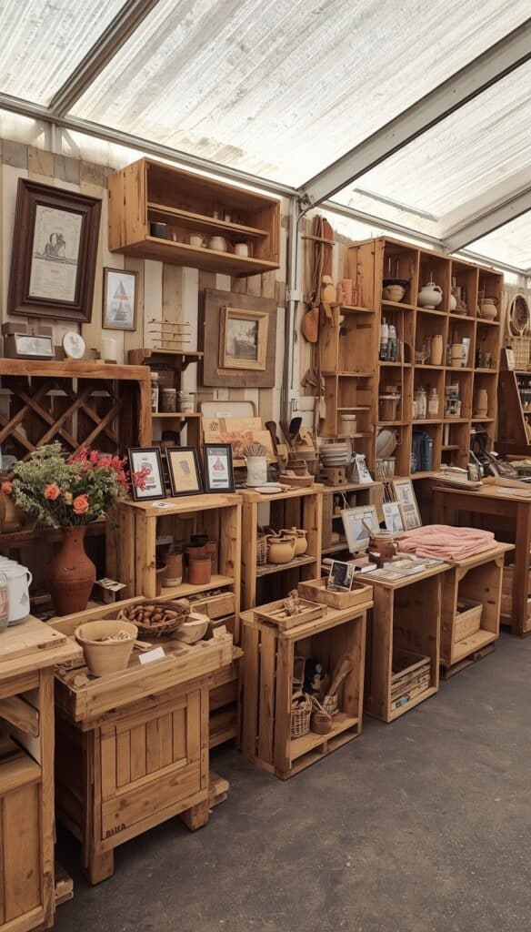 A beautiful display can make all the difference at craft fairs. Rustic wooden shelves, crates, and handmade display stands help crochet products look more professional and attract customers. Whether you're selling baby hats, headbands, or keychains, thoughtful booth styling encourages shoppers to stop and browse. If you want to increase sales at your next market, investing in attractive craft fair displays is a smart move.